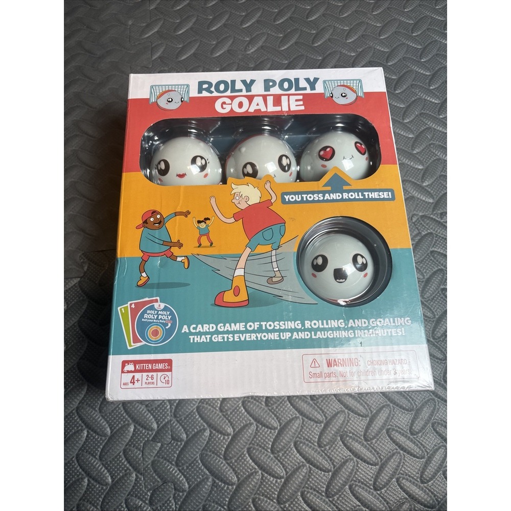 Exploding Kittens Roly Poly Goalie Kids OS Multi Card Game NEW - Picture 1 of 6